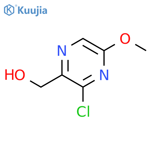 PYRAZINEMETHANOL, 3-CHLORO-5-METHOXY- structure
