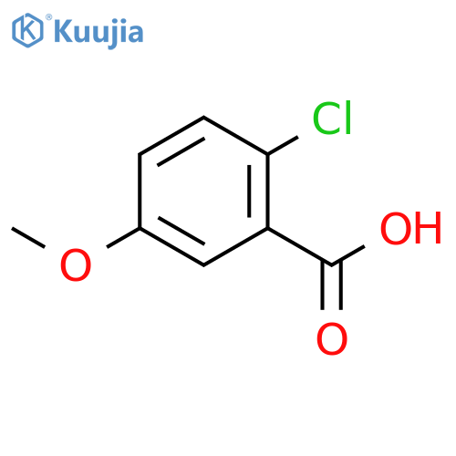 2-Chloro-5-methoxybenzoic acid structure