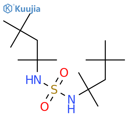 Sulfamide,N,N'-bis(1,1,3,3-tetramethylbutyl)- structure