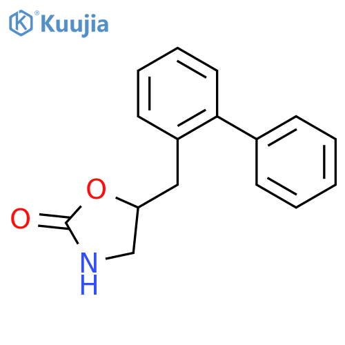 5-(biphenyl-2-ylmethyl)-1,3-oxazolidin-2-one structure