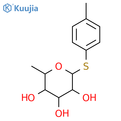 (2S,3R,4R,5R,6S)-2-Methyl-6-(p-tolylthio)tetrahydro-2H-pyran-3,4,5-triol structure