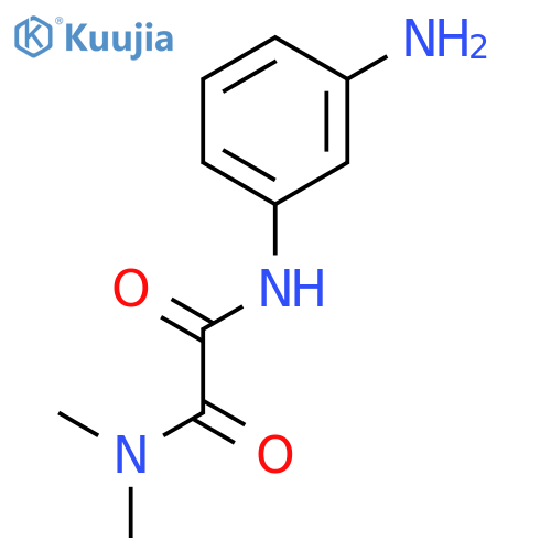 ETHANEDIAMIDE, N'-(3-AMINOPHENYL)-N,N-DIMETHYL- structure