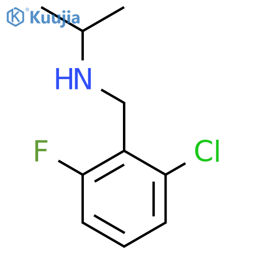 (2-chloro-6-fluorophenyl)methyl(propan-2-yl)amine structure