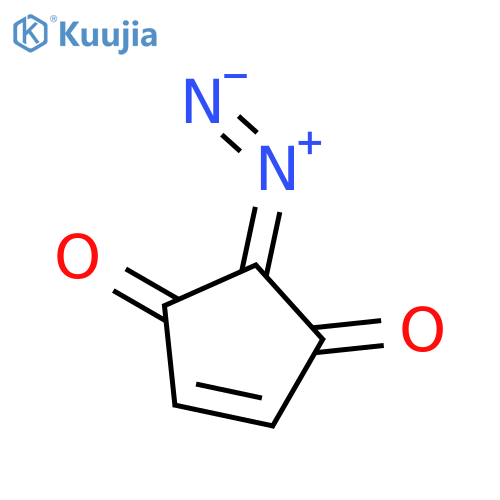 4-cyclopentene-1,3-dione, 2-diazo- structure