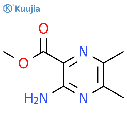Methyl 3-amino-5,6-dimethylpyrazine-2-carboxylate structure