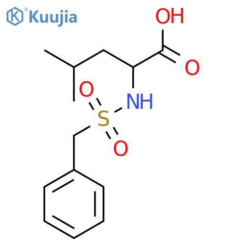 Leucine,N-(benzylsulfonyl)-, D- (8CI) structure