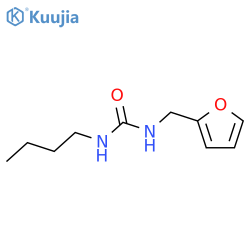 Urea,N-butyl-N'-(2-furanylmethyl)- structure