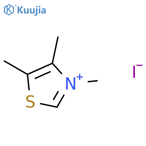 Thiazolium, 3,4,5-trimethyl-, iodide structure