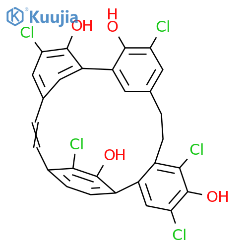 Isoplagiochin C; 2,6',10,10',12-Pentachloro structure