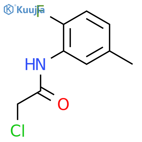 2-Chloro-N-(2-fluoro-5-methylphenyl)acetamide structure