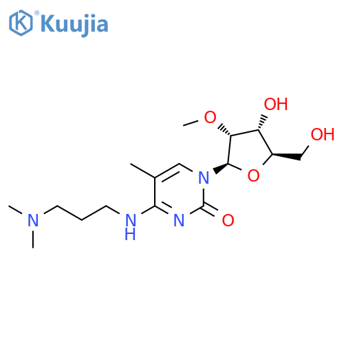Cytidine, N-[3-(dimethylamino)propyl]-5-methyl-2'-O-methyl- structure