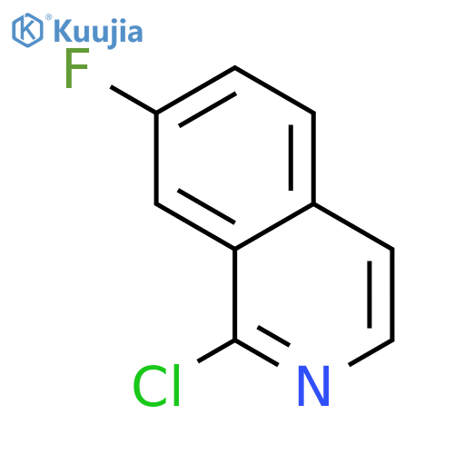 1-chloro-7-fluoro-isoquinoline structure