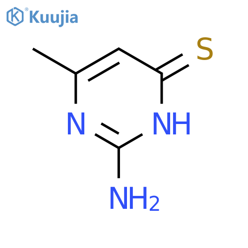 4(3H)-Pyrimidinethione,2-amino-6-methyl- structure