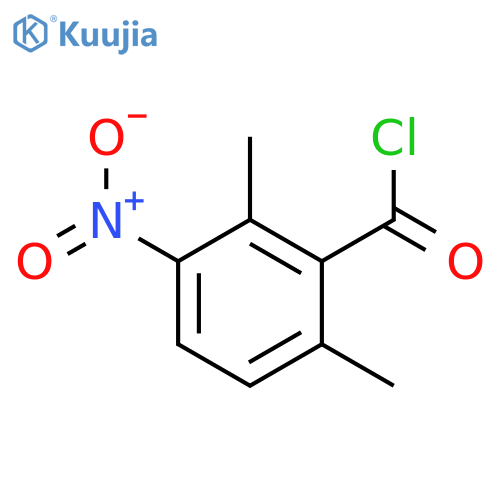 Benzoyl chloride,2,6-dimethyl-3-nitro- structure