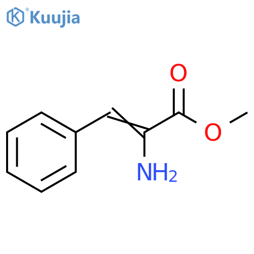 2-Propenoic acid, 2-amino-3-phenyl-, methyl ester structure