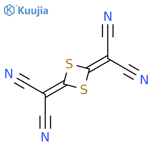 Propanedinitrile, 2,2'-(1,3-dithietane-2,4-diylidene)bis- structure