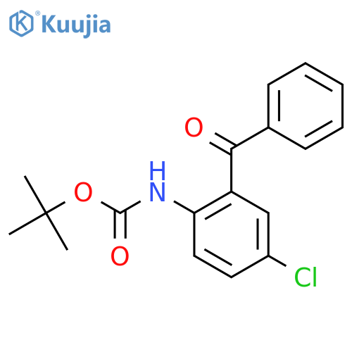 tert-butyl N-(2-benzoyl-4-chlorophenyl)carbamate structure