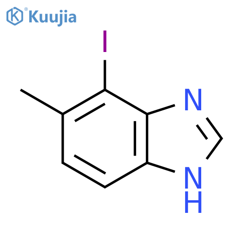 4-Iodo-5-methyl-1H-benzoimidazole structure