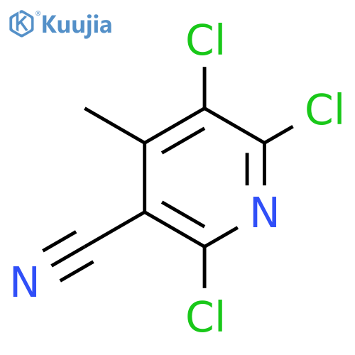 2,5,6-Trichloro-4-methyl-3-pyridinecarbonitrile structure