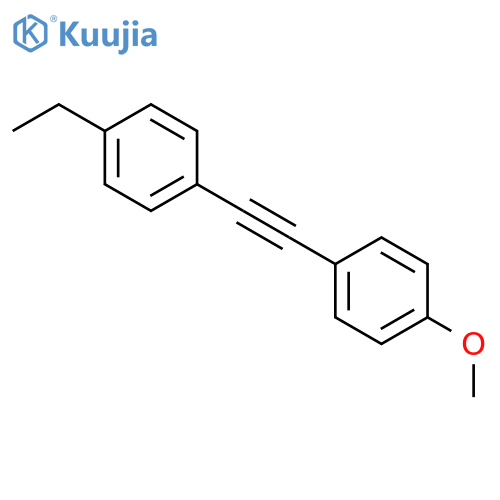 1-ETHYL-4-(2-(4-METHOXYPHENYL)ETHYNYL)BENZENE structure