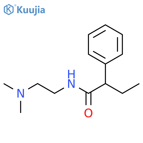 N-[2-(dimethylamino)ethyl]-2-phenylbutanamide structure