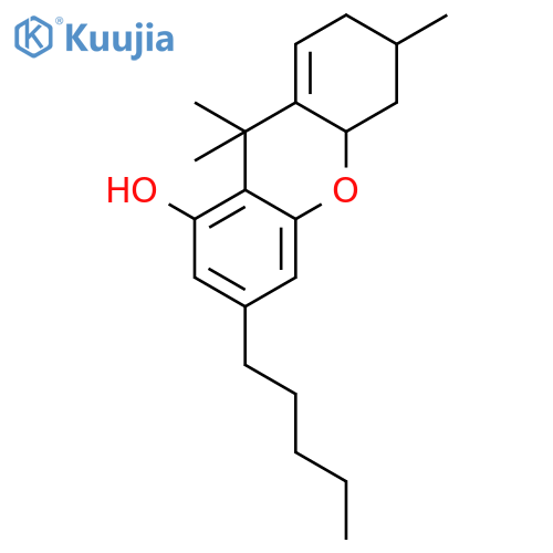 3H-Xanthen-8-ol, 2,4,4a,9-tetrahydro-3,9,9-trimethyl-6-pentyl-, cis- structure