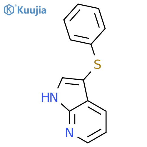 1H-Pyrrolo[2,3-b]pyridine, 3-(phenylthio)- structure