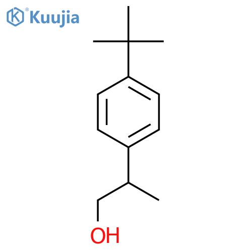 2-(4-tert-butylphenyl)propan-1-ol structure