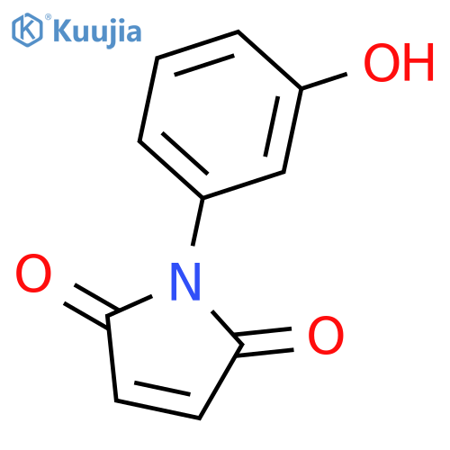 1-(3-hydroxyphenyl)-2,5-dihydro-1H-pyrrole-2,5-dione structure