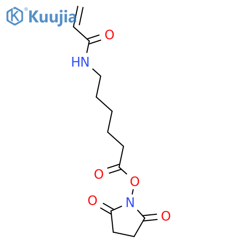 Hexanoic acid, 6-[(1-oxo-2-propen-1-yl)amino]-,2,5-dioxo-1-pyrrolidinyl ester structure