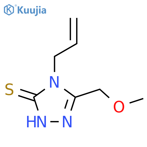 4-Allyl-5-(methoxymethyl)-4H-1,2,4-triazole-3-thiol structure