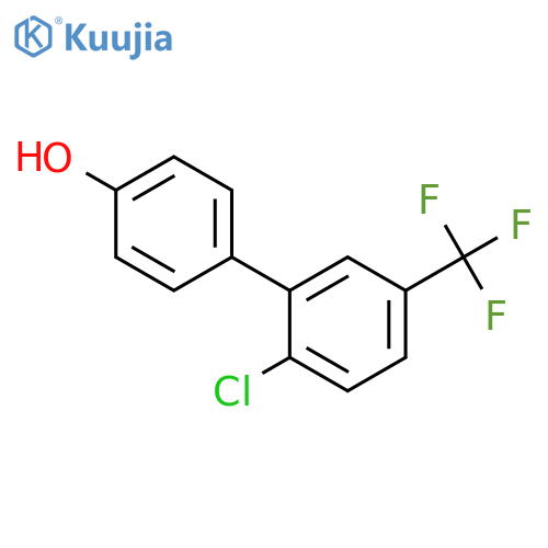 [1,1'-Biphenyl]-4-ol, 2'-chloro-5'-(trifluoromethyl)- structure
