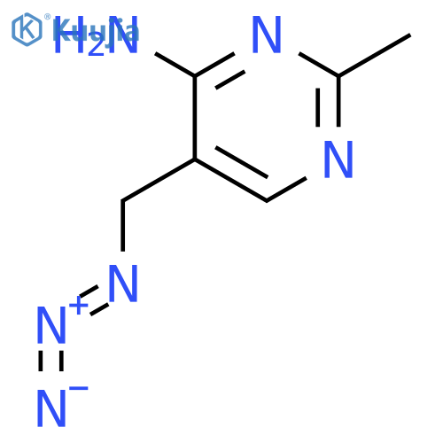 5-(Azidomethyl)-2-methylpyrimidin-4-amine structure