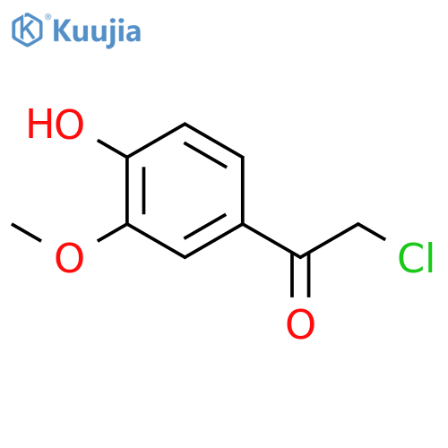 2-chloro-1-(4-hydroxy-3-methoxyphenyl)ethan-1-one structure