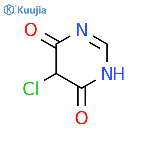 5-chloro-1,4,5,6-tetrahydropyrimidine-4,6-dione structure