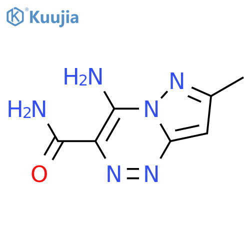 PYRAZOLO[5,1-C][1,2,4]TRIAZINE-3-CARBOXAMIDE, 4-AMINO-7-METHYL- structure