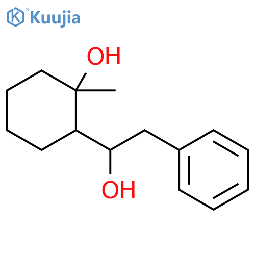 Benzeneethanol, α-(2-hydroxy-2-methylcyclohexyl)- structure