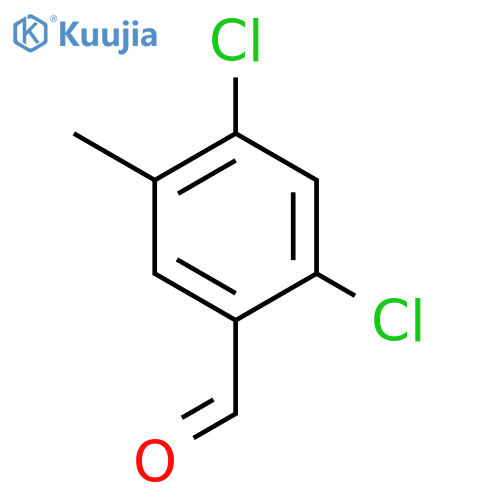2,4-dichloro-5-methylbenzaldehyde structure