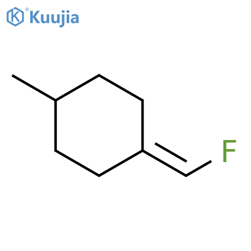 Cyclohexane, 1-(fluoromethylene)-4-methyl- structure
