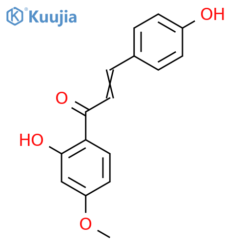 2-Propen-1-one, 1-(2-hydroxy-4-methoxyphenyl)-3-(4-hydroxyphenyl)- structure