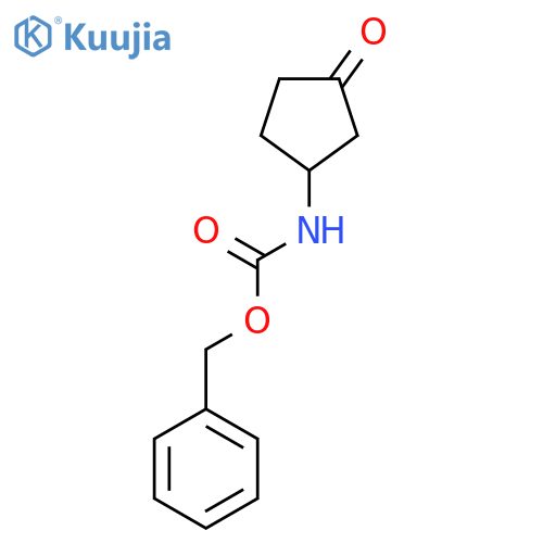 benzyl N-(3-oxocyclopentyl)carbamate structure