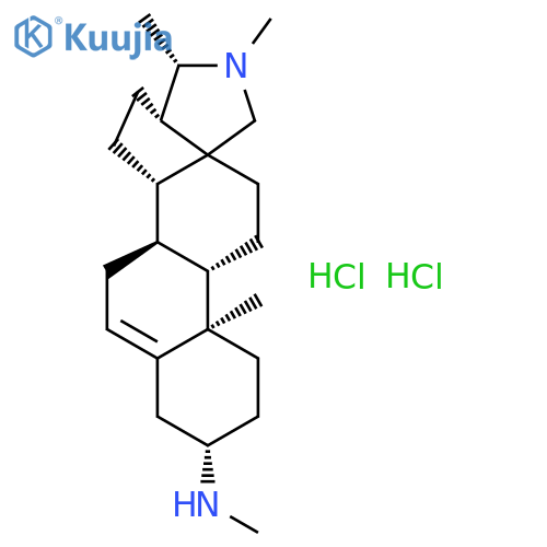 (3beta)-N-methylcon-5-enin-3-amine dihydrochloride structure