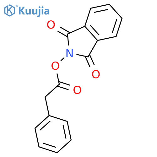 1H-Isoindole-1,3(2H)-dione, 2-[(phenylacetyl)oxy]- structure
