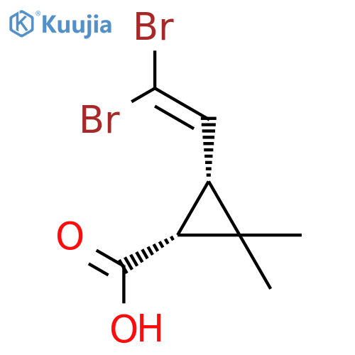 3-(2,2-DIBROMOVINYL)-2,2-DIMETHYL-(1-CYCLOPROPANE)CARBOXYLIC ACID (CIS ISOMER) POR structure