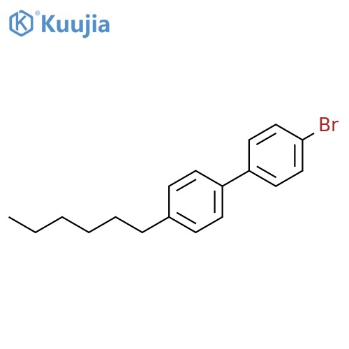4-Bromo-4'-hexyl-1,1'-biphenyl structure