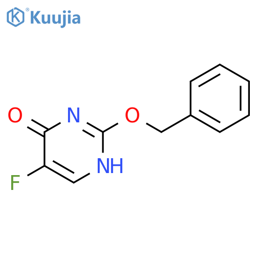 4(1H)-Pyrimidinone, 5-fluoro-2-(phenylmethoxy)- structure
