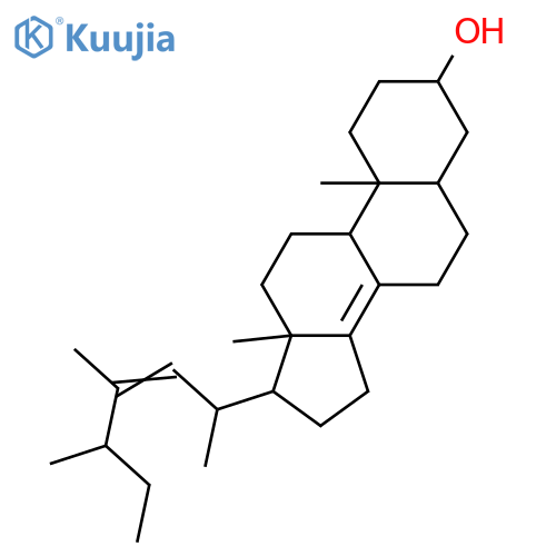 23-Methyl-27-norergosta-8(14),22-dien-3-ol; (3β,5α,22E,24R)-form structure