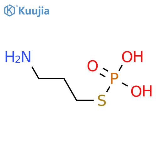 S-(3-aminopropyl) dihydrogen phosphorothioate structure