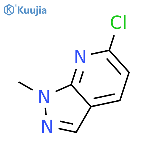 6-Chloro-1-methyl-1h-pyrazolo[3,4-b]pyridine structure