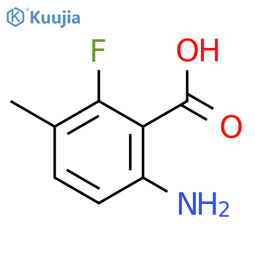 6-amino-2-fluoro-3-methylbenzoic acid structure